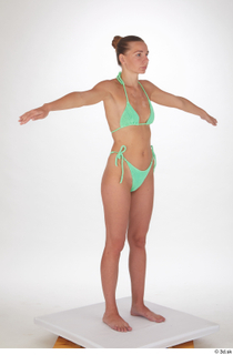 Arina Shy green bikini standing t poses whole body 0008.jpg